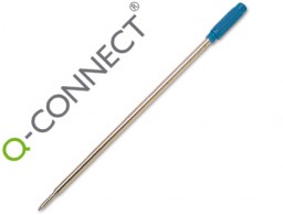 Recambio Q-Connect bolígrafo rosca tipo Cross tinta azul